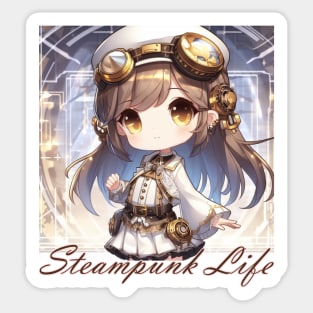 Steampunk Life Sticker